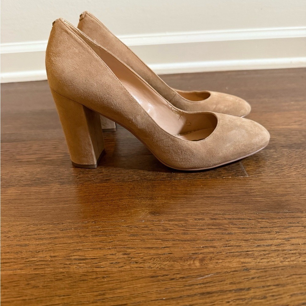 Sam Edelman Tan Suede Pumps